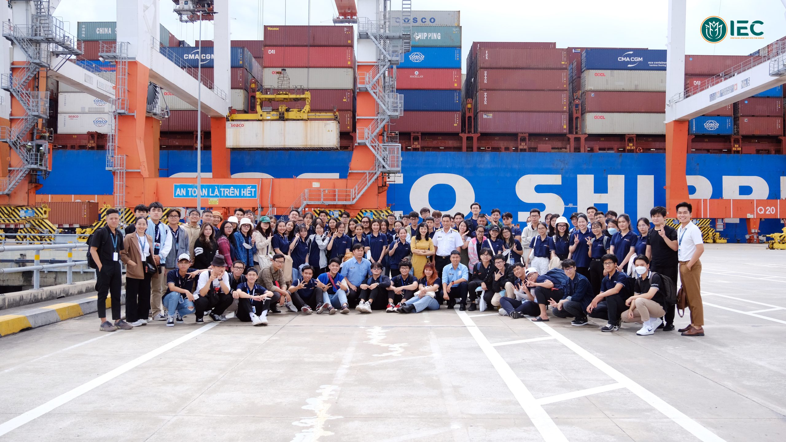 Học viên thạc sĩ, sinh viên Liên kết quốc tế tham quan Cảng Tân Cảng – Cái Mép Thị Vải